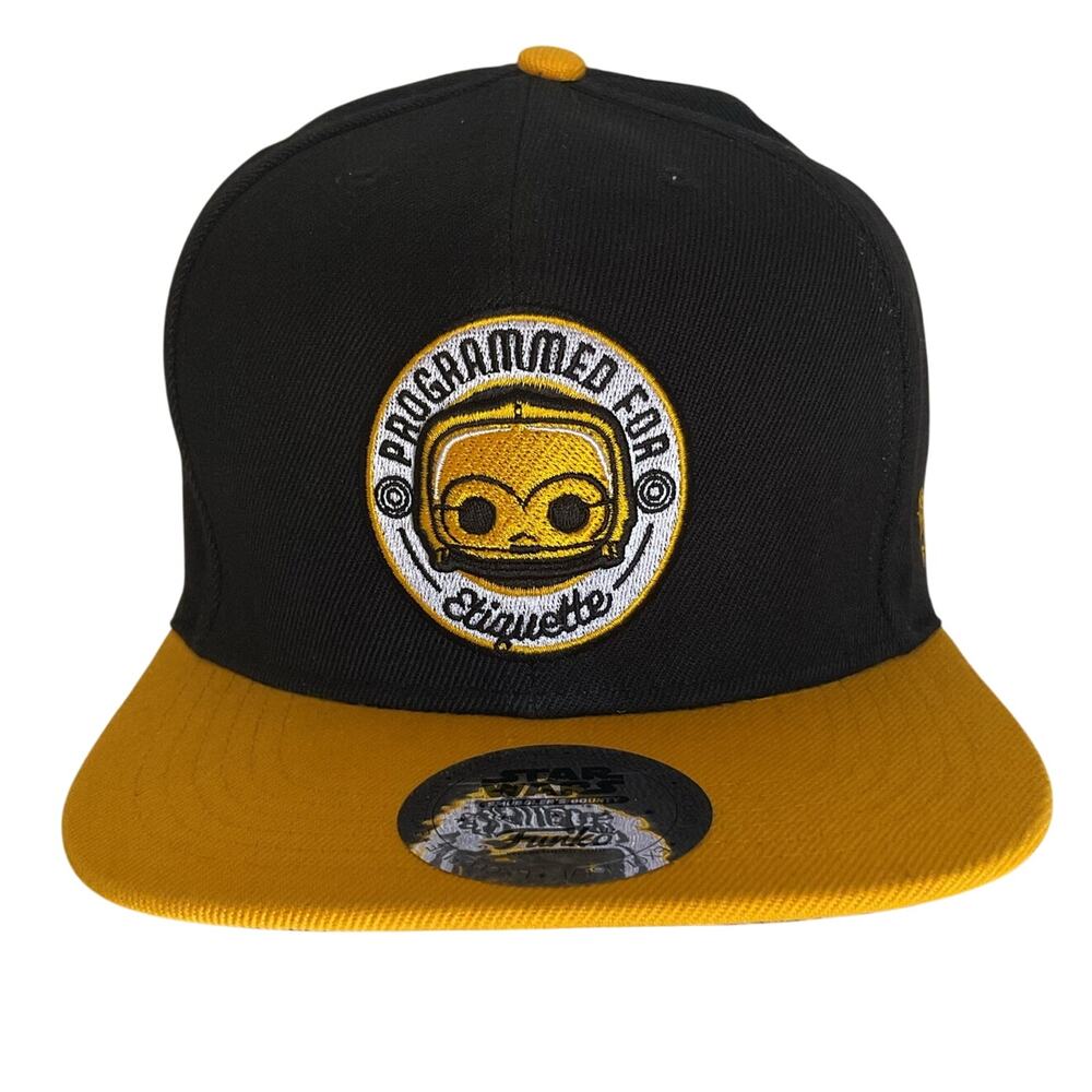 Star Wars C-3PO Snapback Hat Funko Smuggler’s Bounty Exclusive OSFM